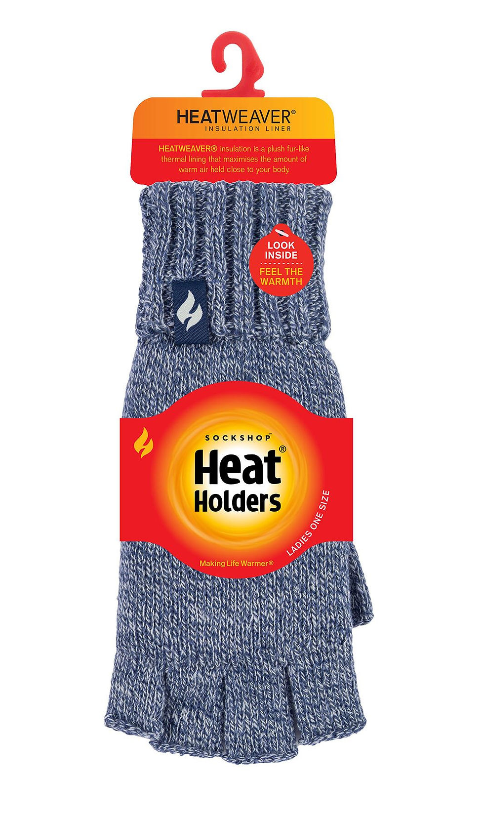 Thumbnail: Heat Holders Ladies PLAIN Fingerless Gloves