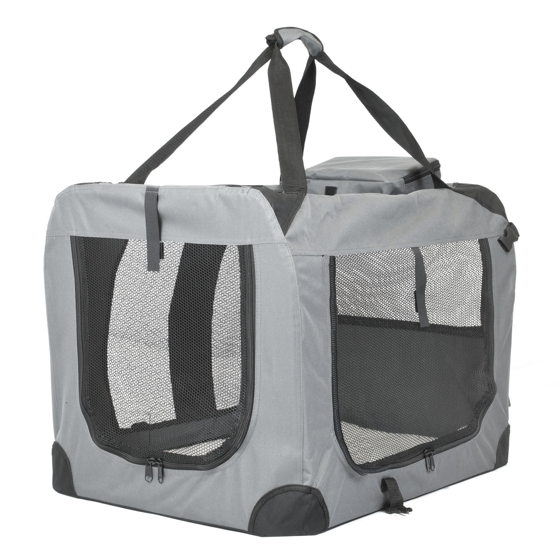 Soft Grey Pet Carrier - Large | Home Essentials UK