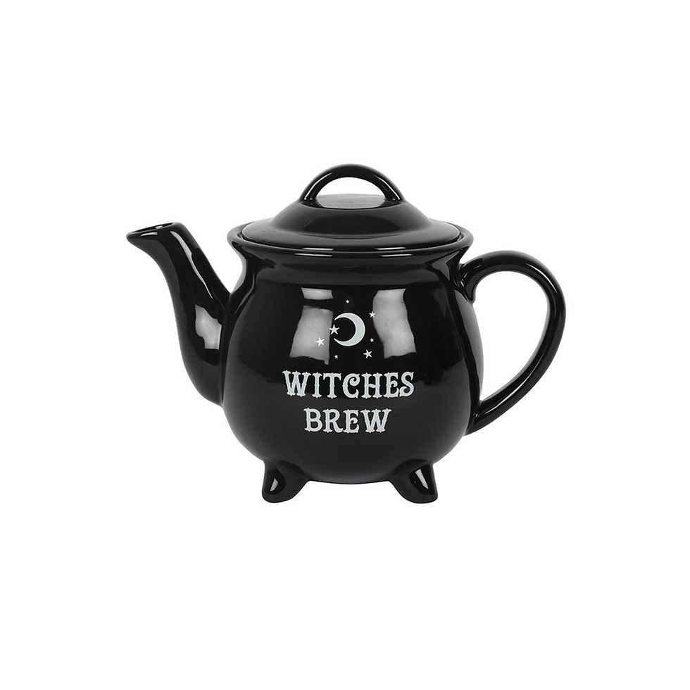 Thumbnail: Witches Brew Ceramic Cauldron Tea Set