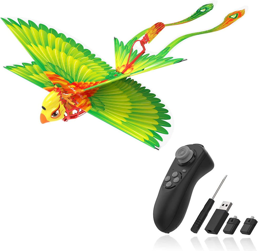 Thumbnail: one: Fluttering Skyward: The Mini RC Bionic Bird Helicopter