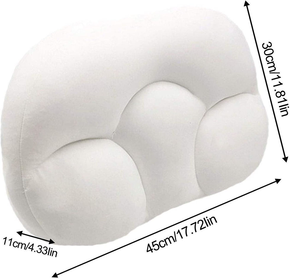 Thumbnail: D Memory Foam Cervical Pillow Comfortable Egg Shaped Soft Pillow Deep Sleep All