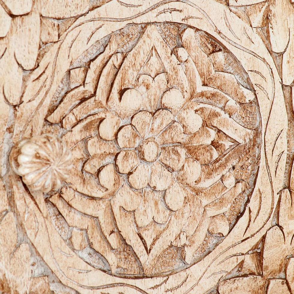 Thumbnail: Bedside Cabinet 40x30x50 cm Solid Mango Wood