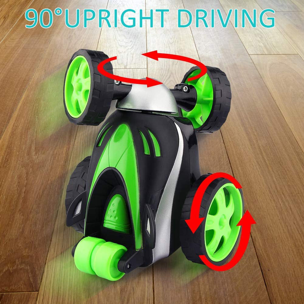 Remote Control Car, Kids Toys RC Car with 360° Rotation Mini Stunt Car Racing V