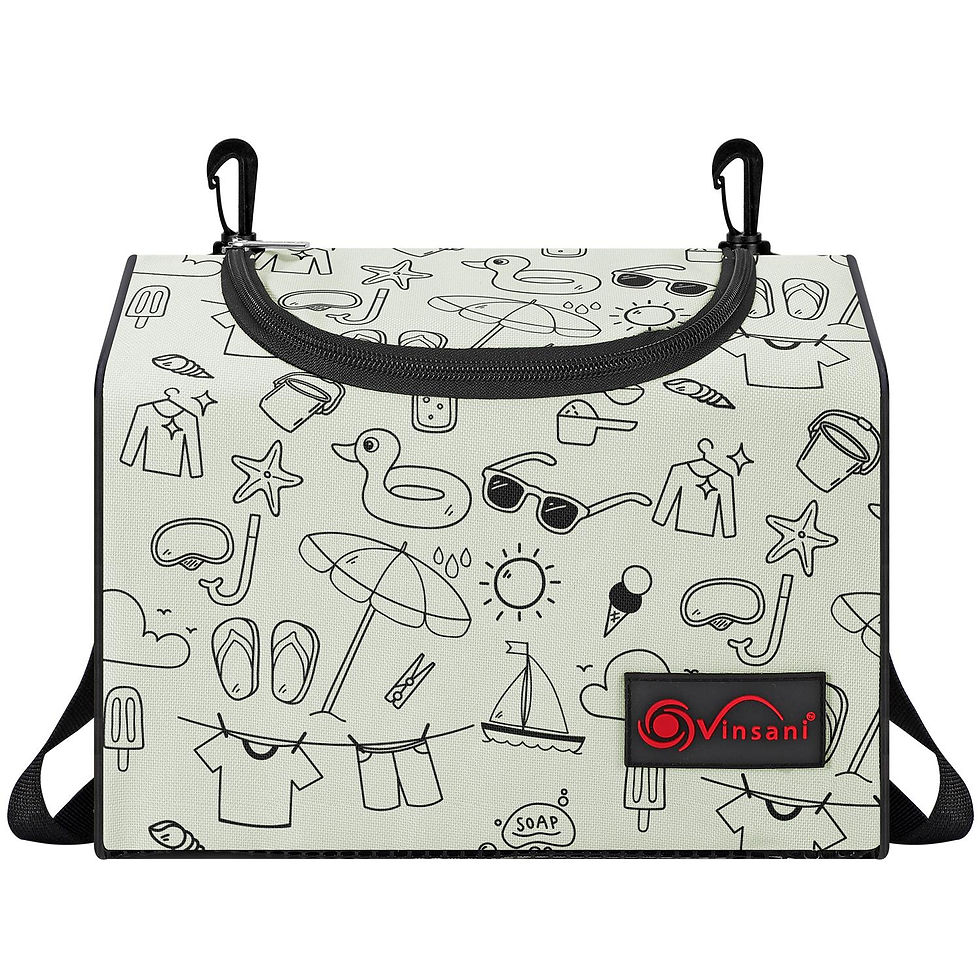 Thumbnail: Premium Zipped & Open Clothes Peg Bag Waterproof Double Clips & Straps