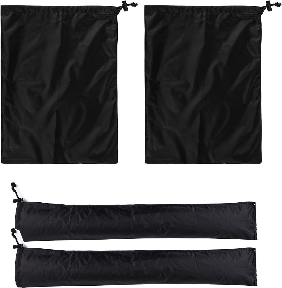 Thumbnail: 4pcs Side Mirror Covers and Windshield Wiper Covers, Black Protective Windshield
