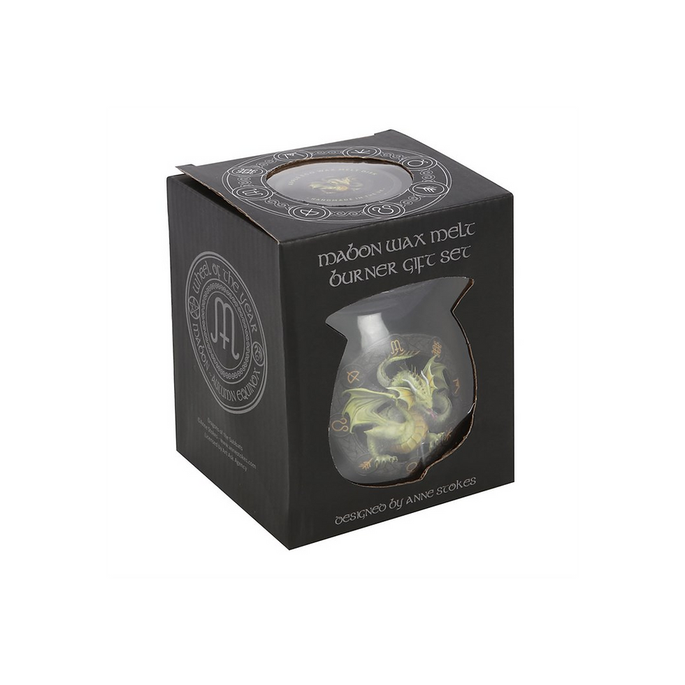 Thumbnail: Mabon Wax Melt Burner Gift Set by Anne Stokes