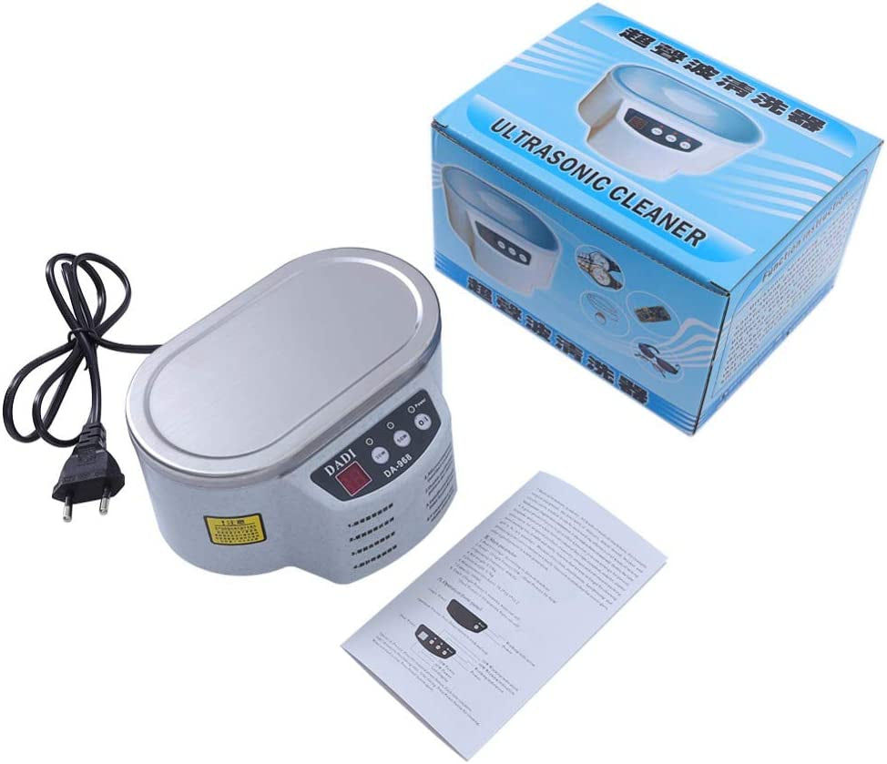 Thumbnail: Smart Ultrasonic Cleaner Stainless Steel Ultrasound Wave Washing for Jewelry Gla