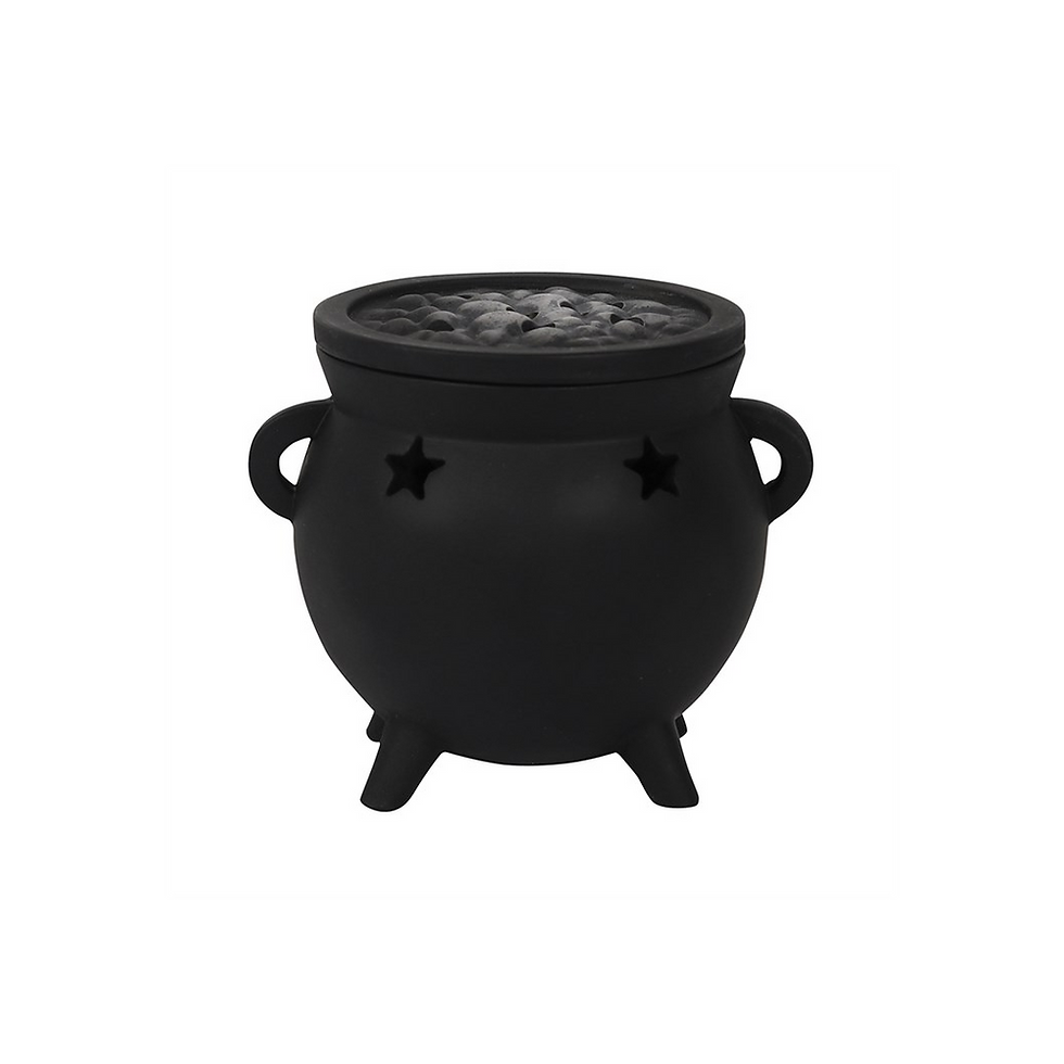 Thumbnail: Triquetra Cauldron Incense Cone Holder