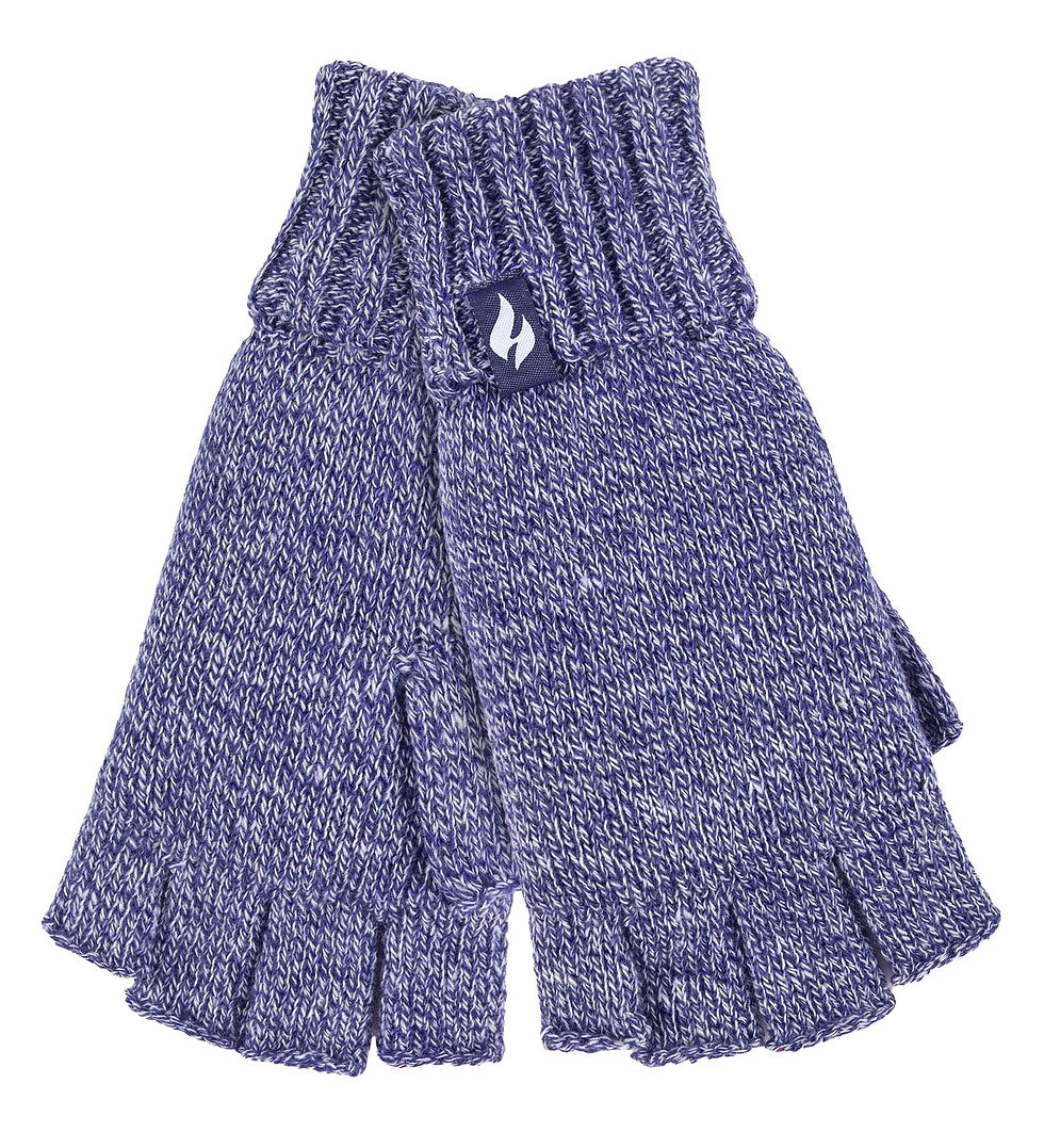 Thumbnail: Heat Holders Ladies PLAIN Fingerless Gloves