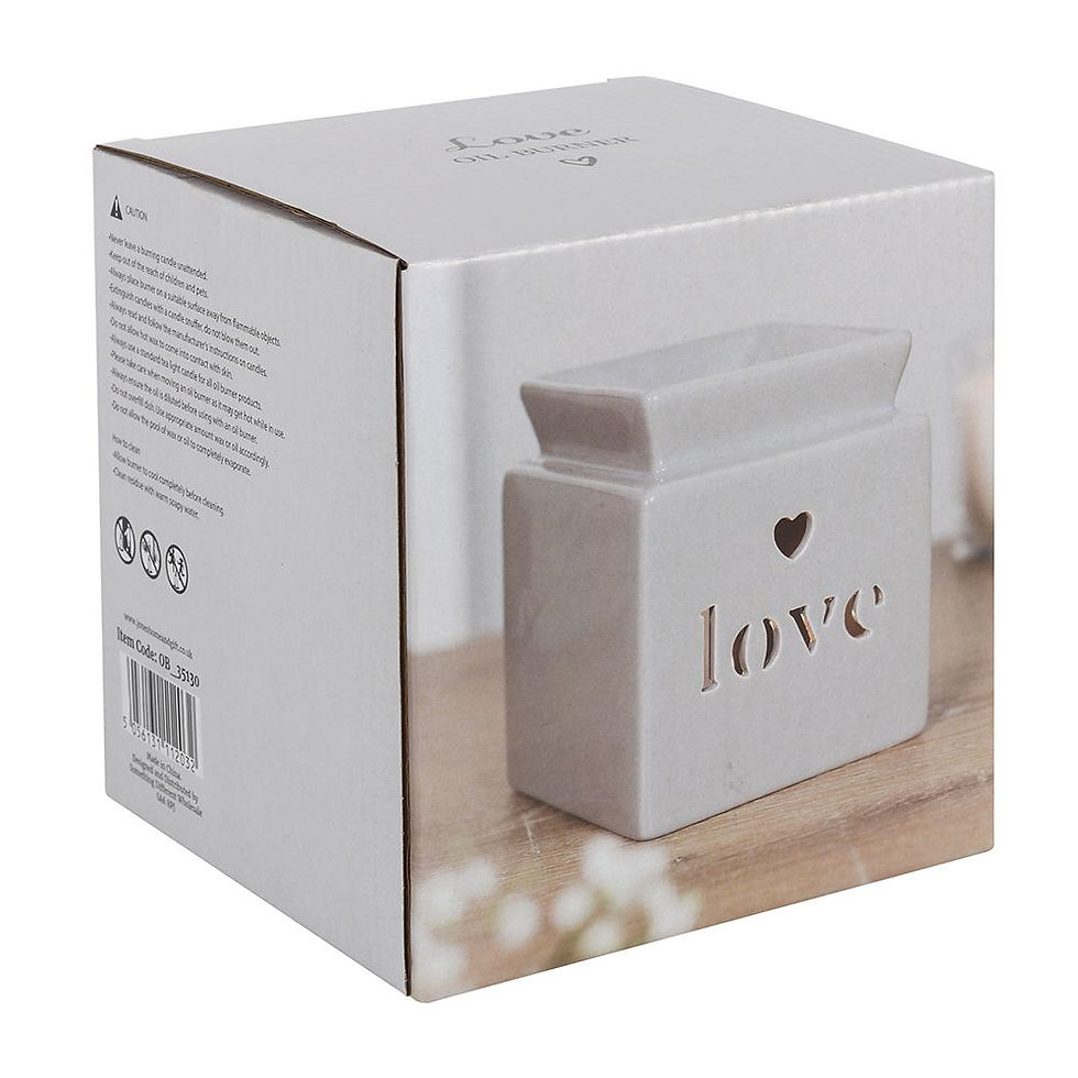 Thumbnail: Grey Love Cut Out Oil Burner