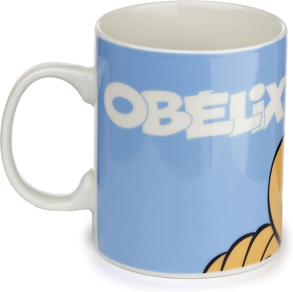 Thumbnail: Obelix Porcelain Asterix Mug Coffee Tea Cup, Food Dishwasher & Microwave Safe, H
