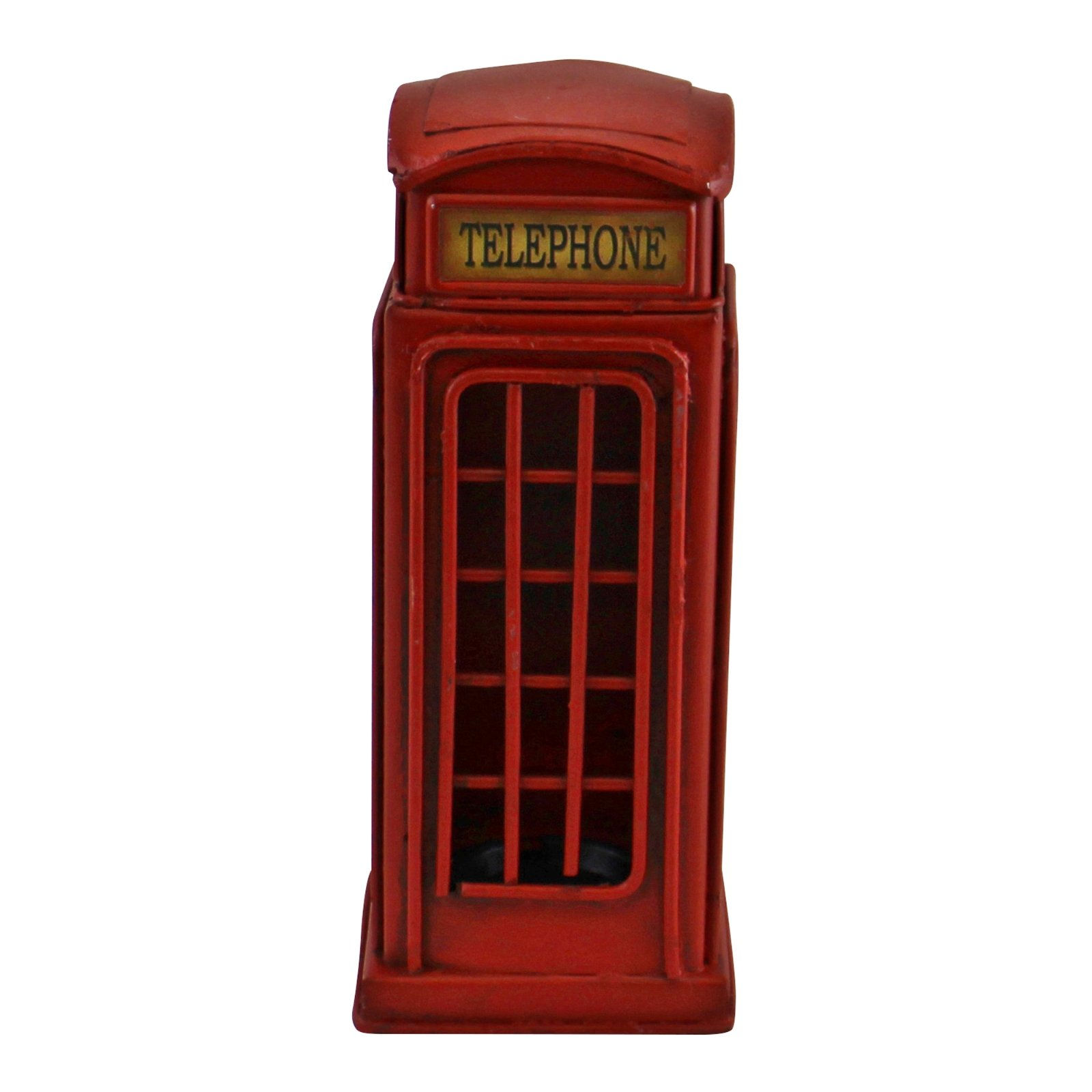 Traditional Red Telephone Box Money Box, 15cm Shipping furniture UK