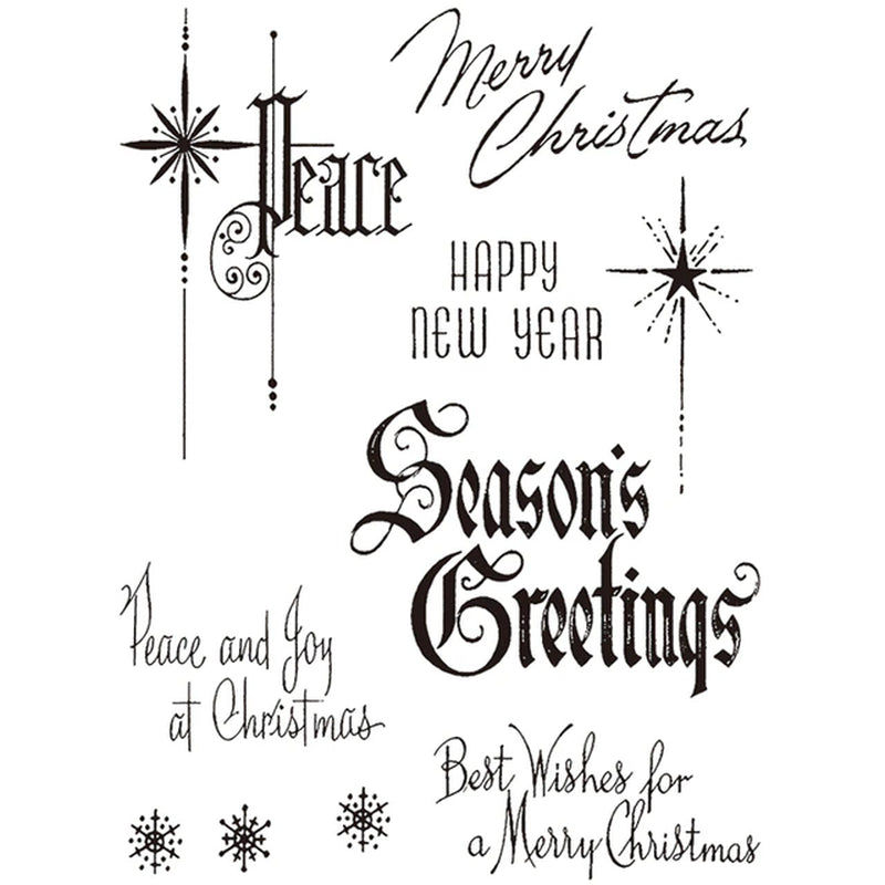 Thumbnail: 2021 New Retro Halloween and Christmas 6 X 8 Inches Clear Stamp for Craft Making