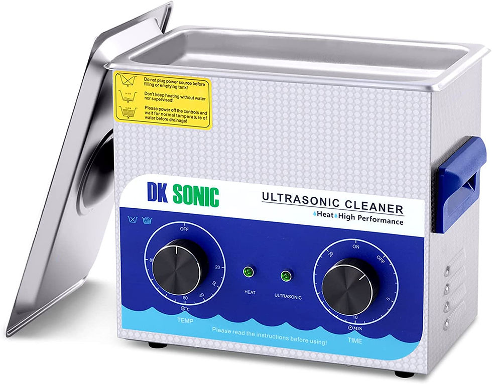 Thumbnail: Commercial Ultrasonic Cleaner-DK SONIC 3L 120W Sonic Cleaner with Heater Basket 