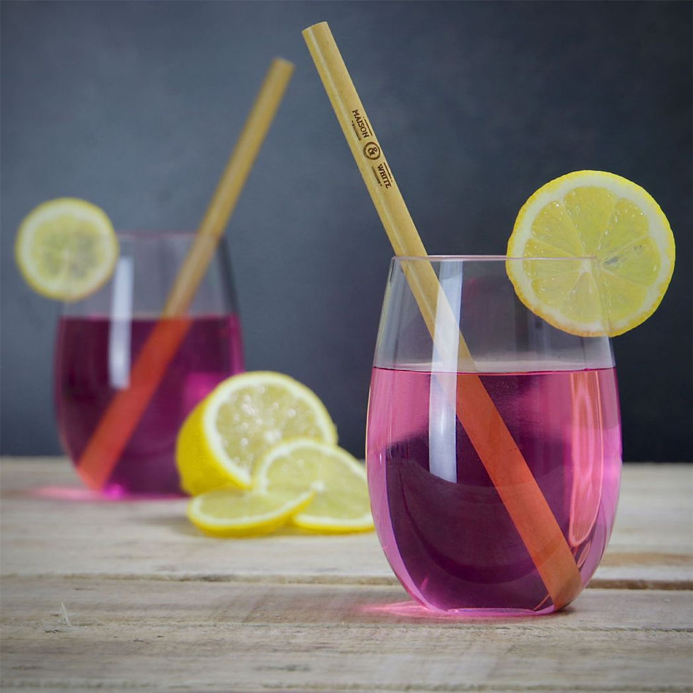 Thumbnail: Reusable Bamboo Drinking Straws - Pack of 10