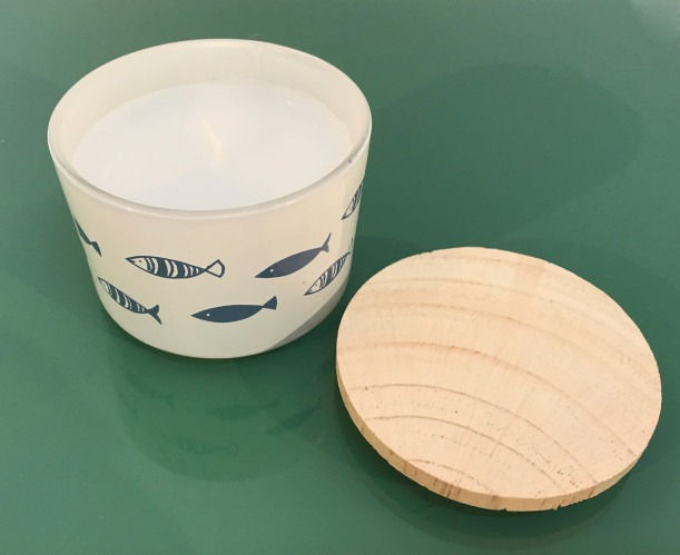 Thumbnail: Ocean Scented Candle In Glass With Wooden Lid Shipping furniture UK