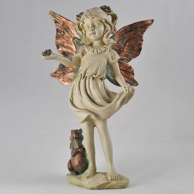 Thumbnail: Arundel Forest Fairy Standing with a Squirrel Statue