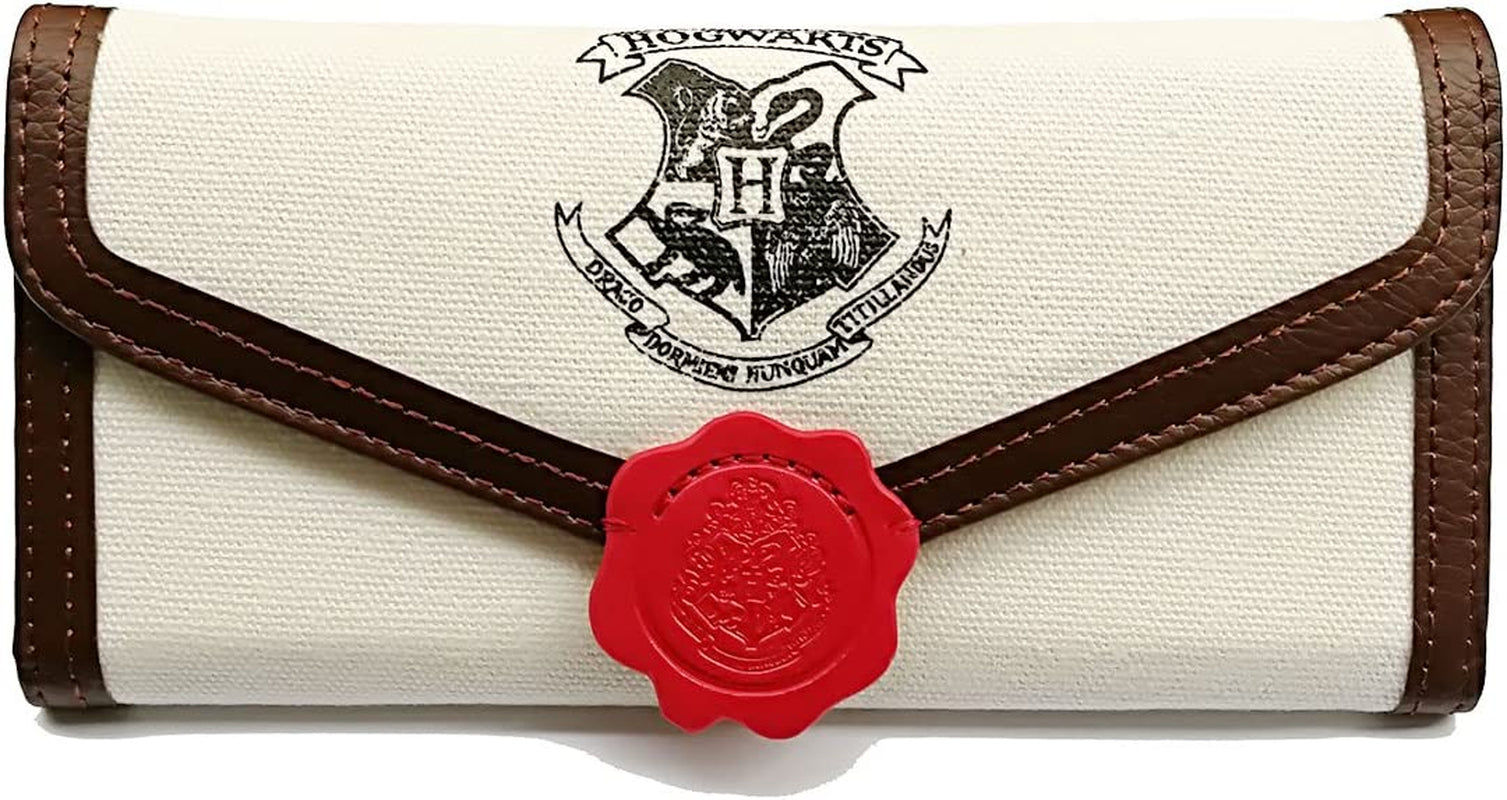 Magical Women's Hogwarts Letter Slim Wallet