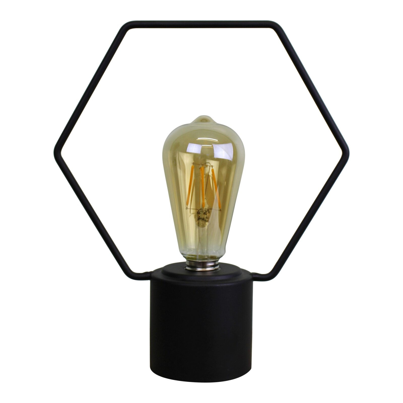 Free Standing Hexagonal Wire Lamp Shipping furniture UK