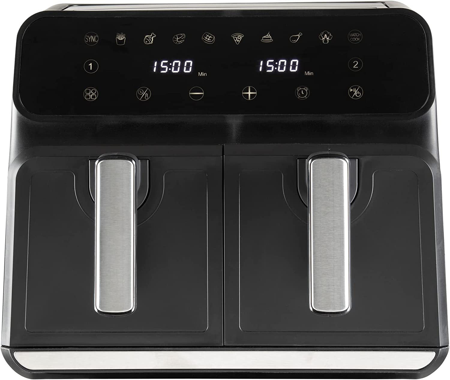 Ultimate Family-Sized Air Fryer with Dual Zones and 8 Cooking Functions