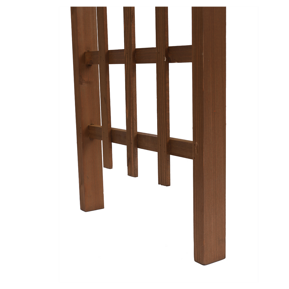 Thumbnail: Beautiful And Practical Garden Arch Dark Brown