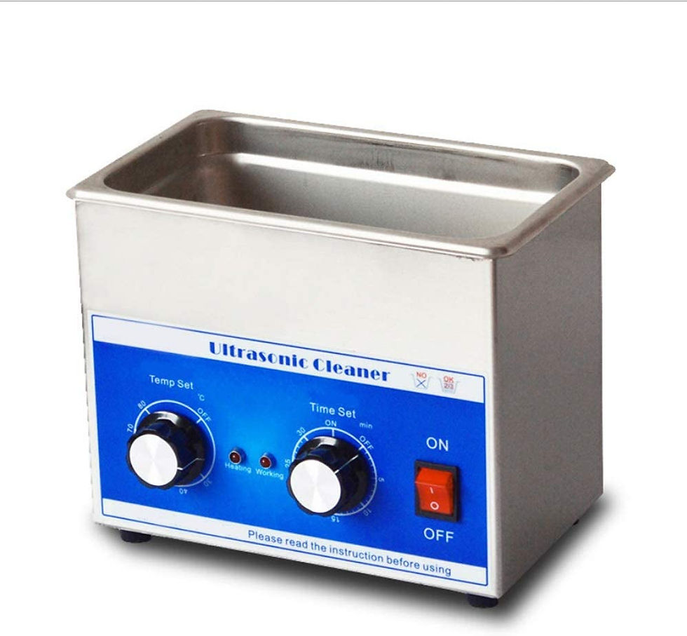 Thumbnail: Button Maker Machine Ultrasonic Cleaner With Digital Timer&Heater For Jewelry Gl