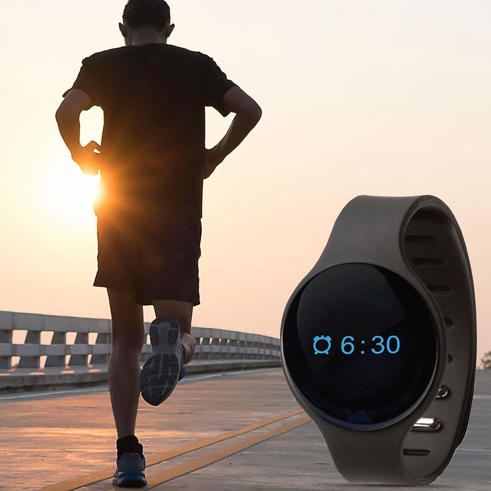 Thumbnail: Bluetooth Fitness Tracker - Black