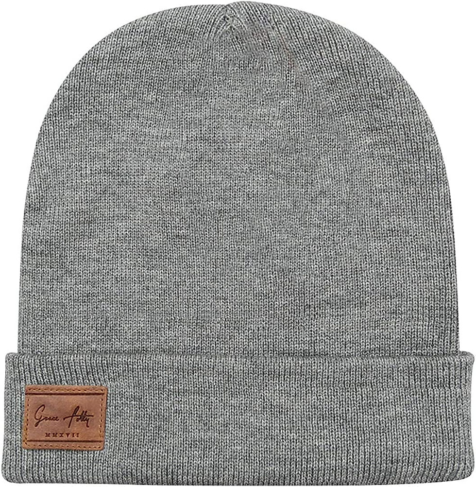 Thumbnail: Fold Up Beanie - Cuffed Acrylic Hat Beanies for Women or for Men