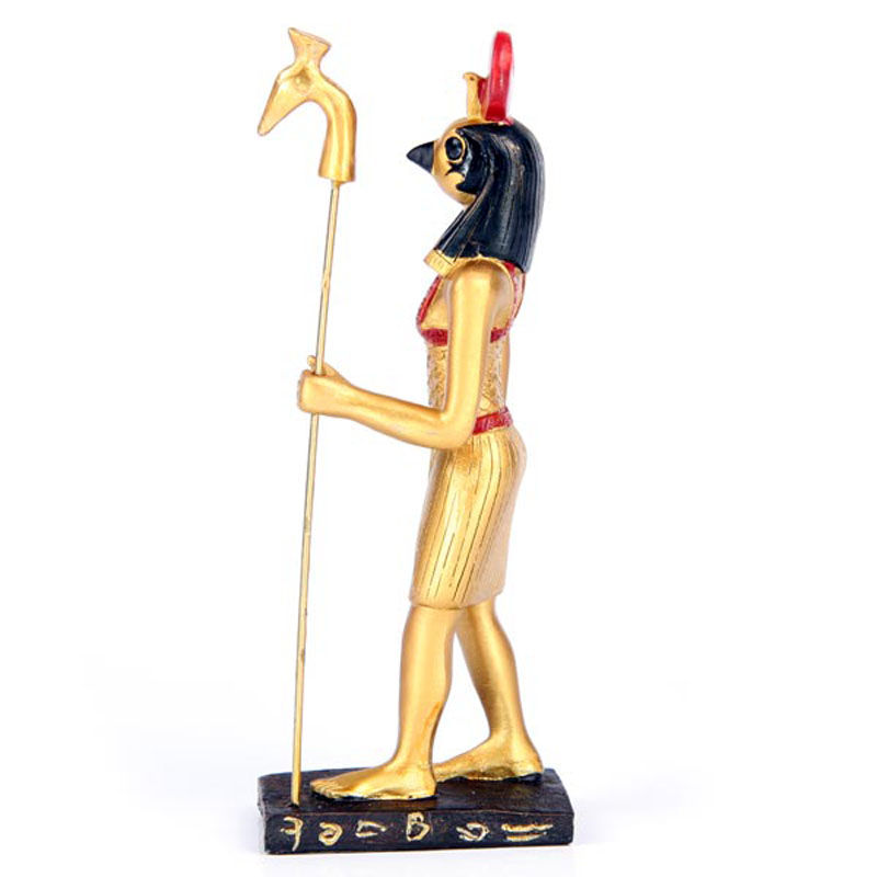 Thumbnail: Decorative Novelty Gold Standing Horus Egyptian Gift
