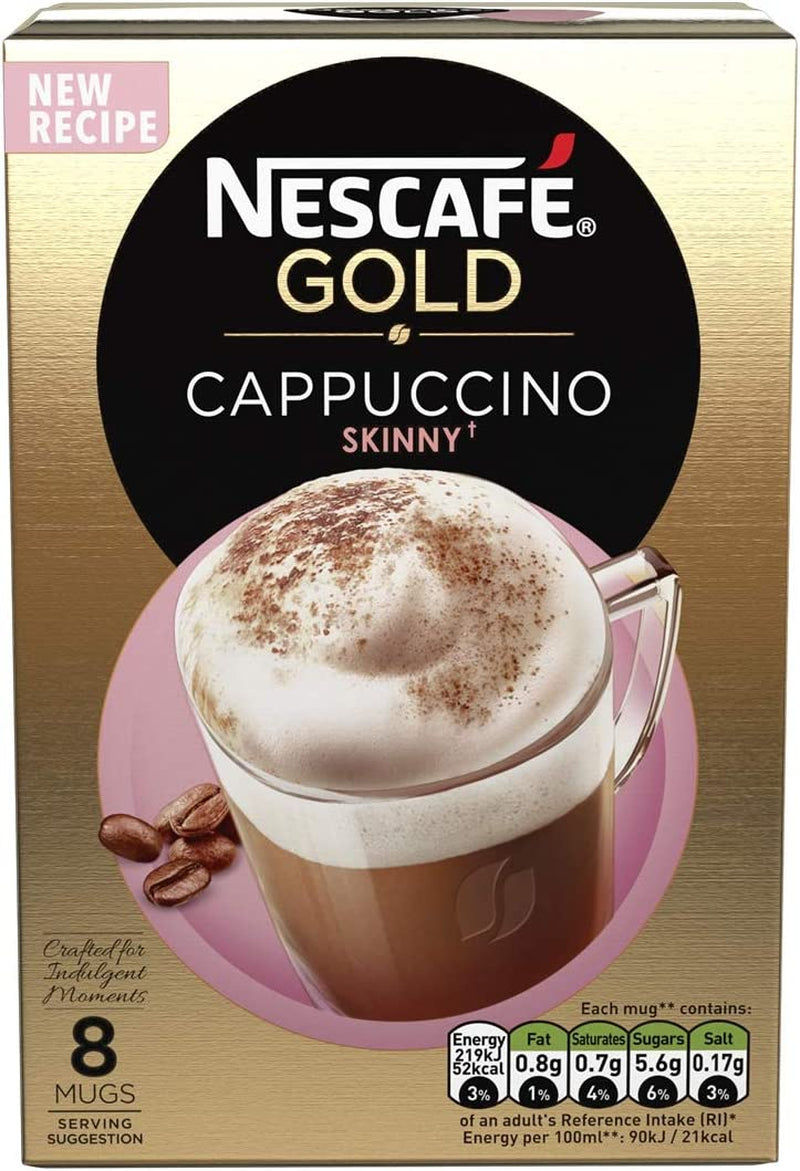 Thumbnail: Nescafé Gold Cappuccino Instant Coffee, 8 x 15.5g, 8 Count (Pack of 1)