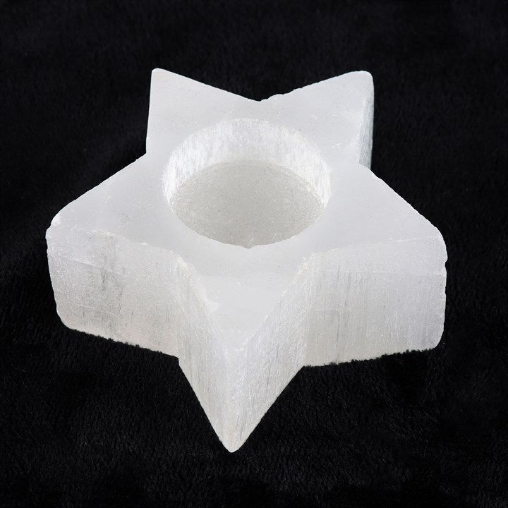 Thumbnail: Selenite Star Tealight Holder
