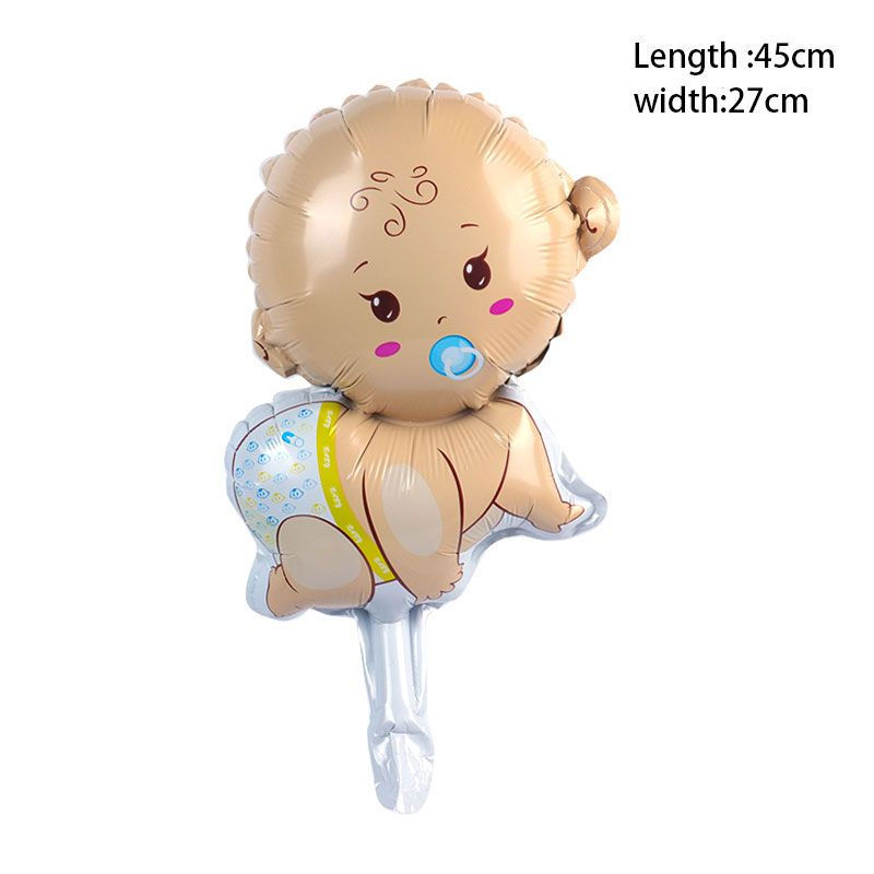 Thumbnail: 1pc It's a Boy/Girl Foil Bow Balloons, Baby Carriage Shower Birthday Decor