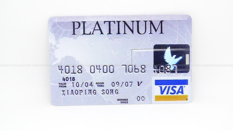 Thumbnail: Novelty Secret Credit Card 4GB Novelty USB 2.0 Flash Drive Storage Memory Stick