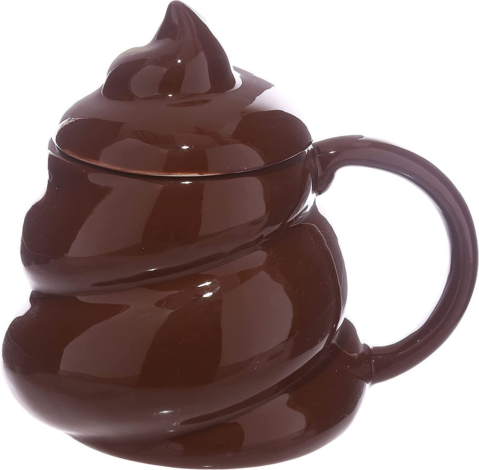 Thumbnail: Fun Collectable Ceramic Poop with Lid Emotive Mug, Mixed, 1 Count (Pack of 1)
