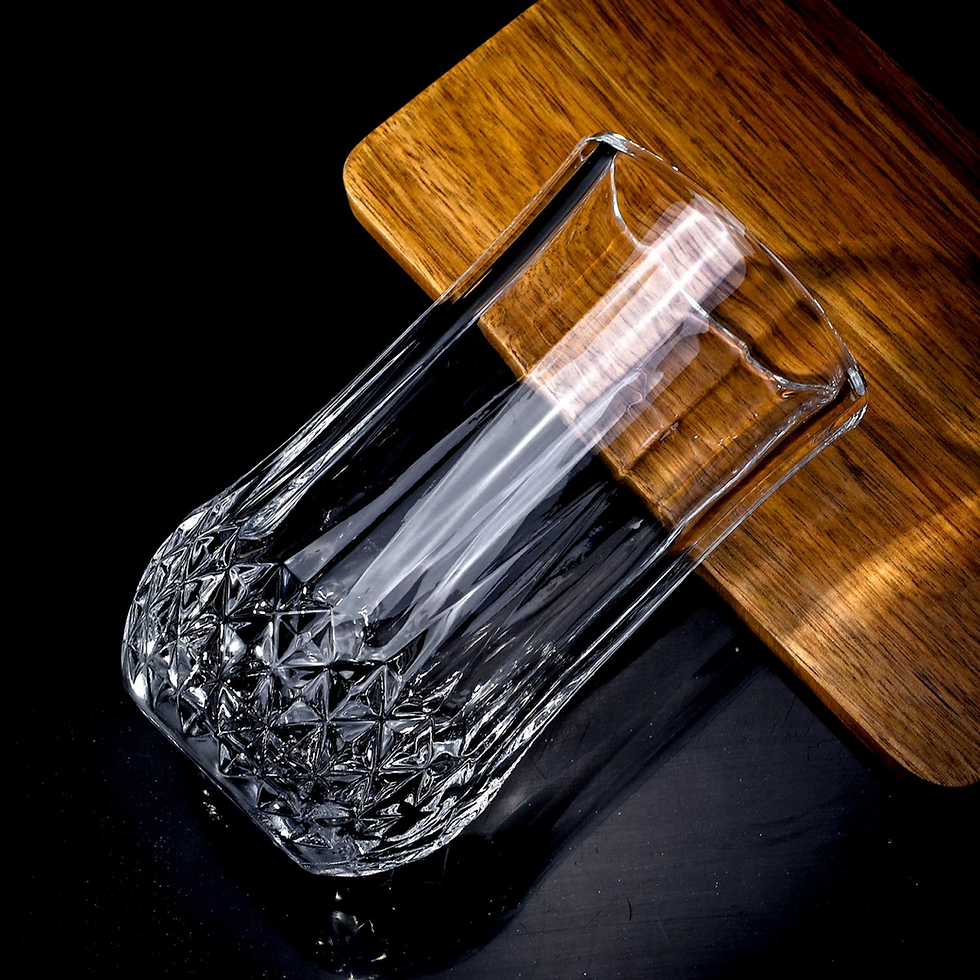 Thumbnail: Set of 6 350ml Crystal Tall Glasses