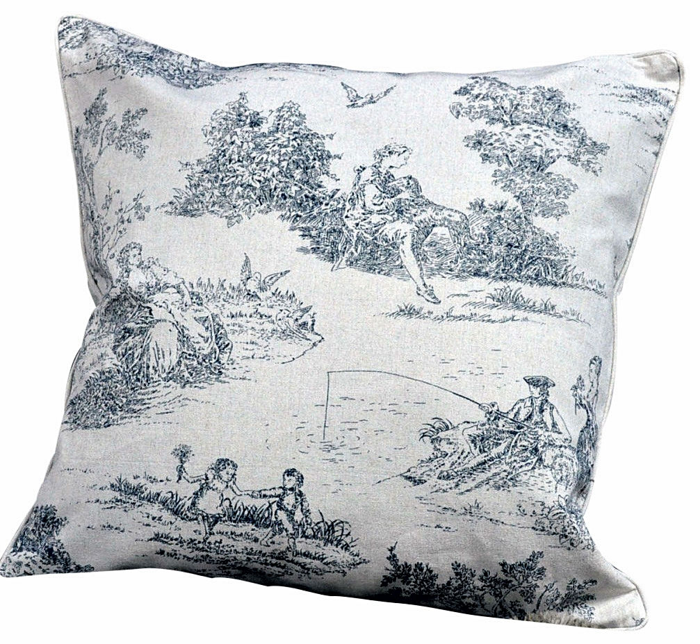 Grey Cushion (Greece Design) 45cm x 45cm Shipping furniture UK