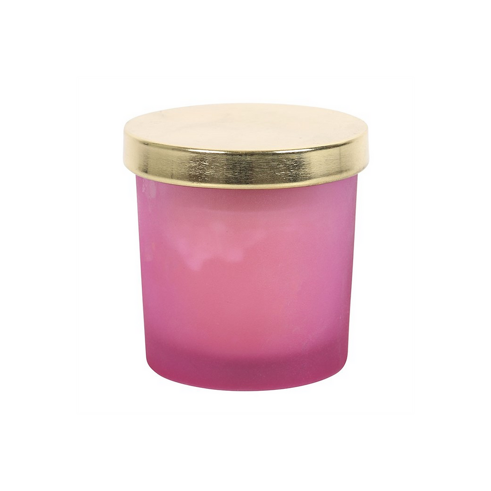Thumbnail: Crown Chakra Blackberry Crystal Chip Candle