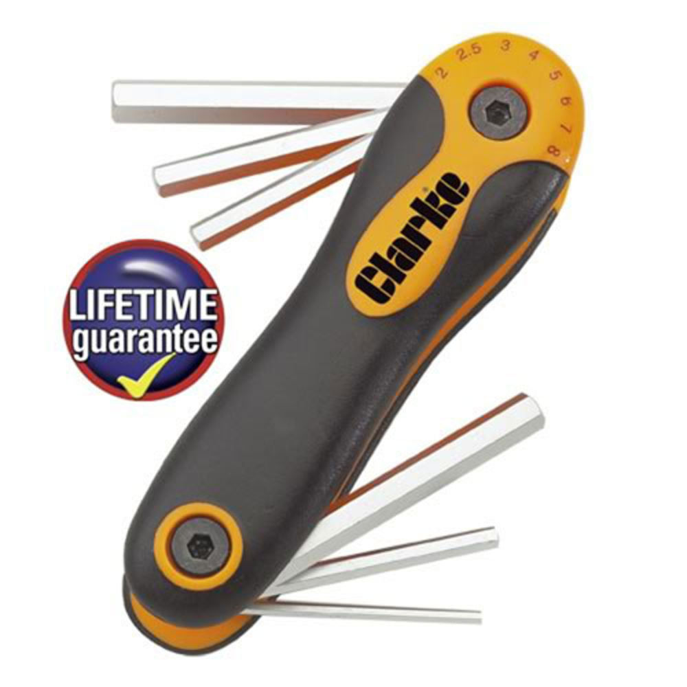 Clarke PRO140 8pce Hex Key Set | DIY Bargains