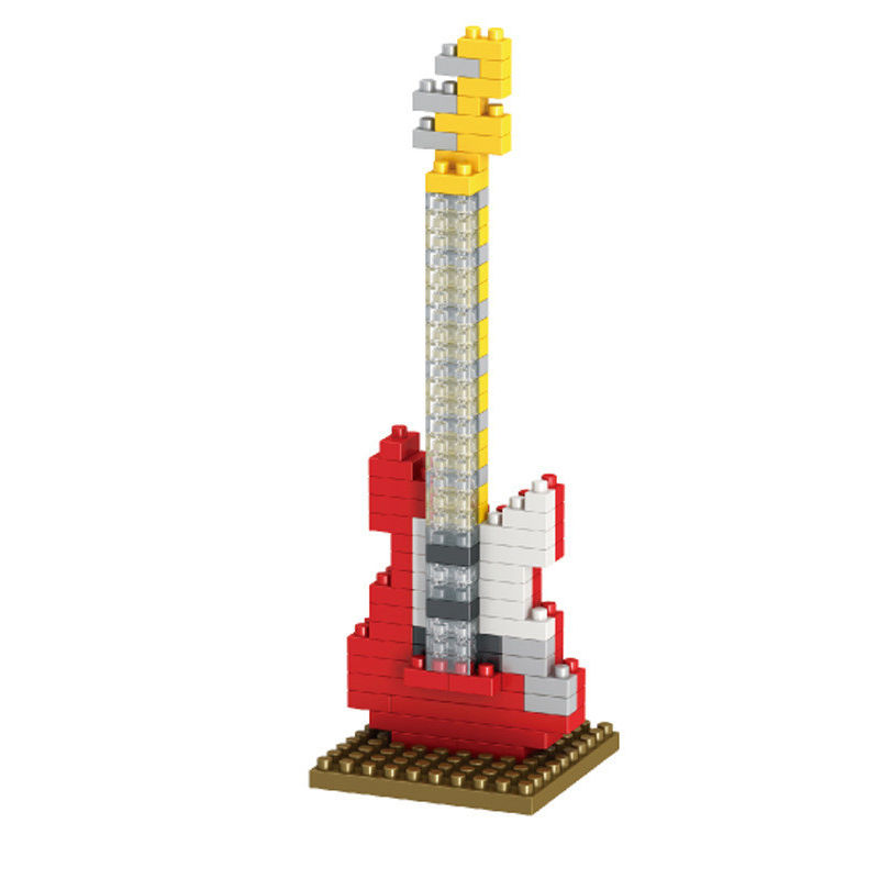 Thumbnail: Musical Instrument Building Blocks - Mini Piano & Guitar DIY Educational Toys