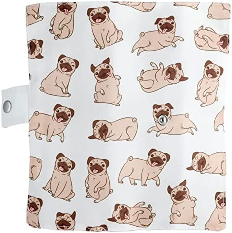 Thumbnail: Mopps Pug Bamboo Cutlery 6 Piece Set in Canvas Holder Novelty Gift