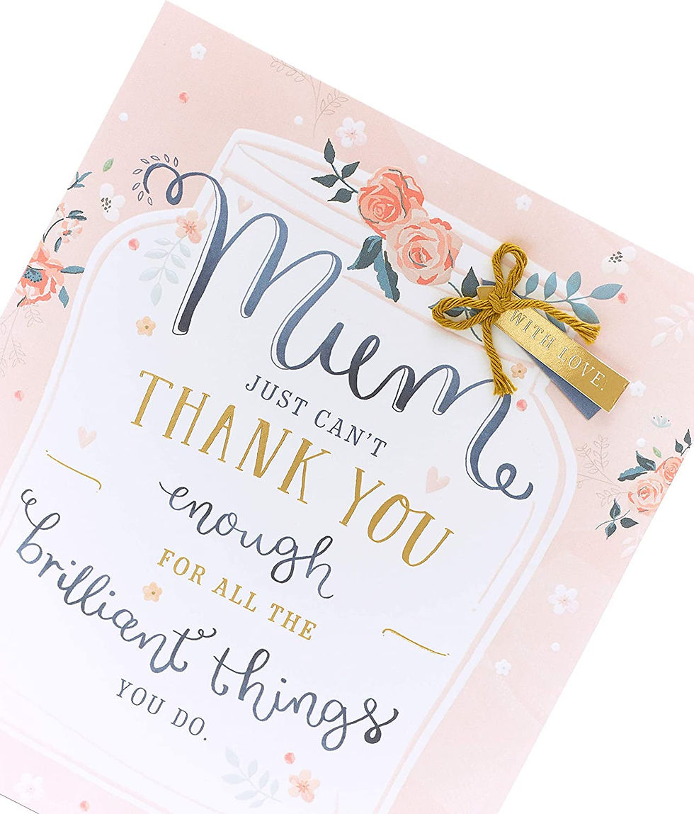 Thumbnail: Mother's Day Card With Envelope - Soft Pink Design