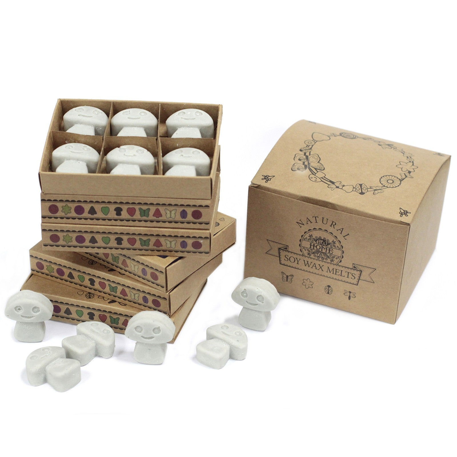 Box of 6  Wax Melts - Dark Patchouli Novelty Gift