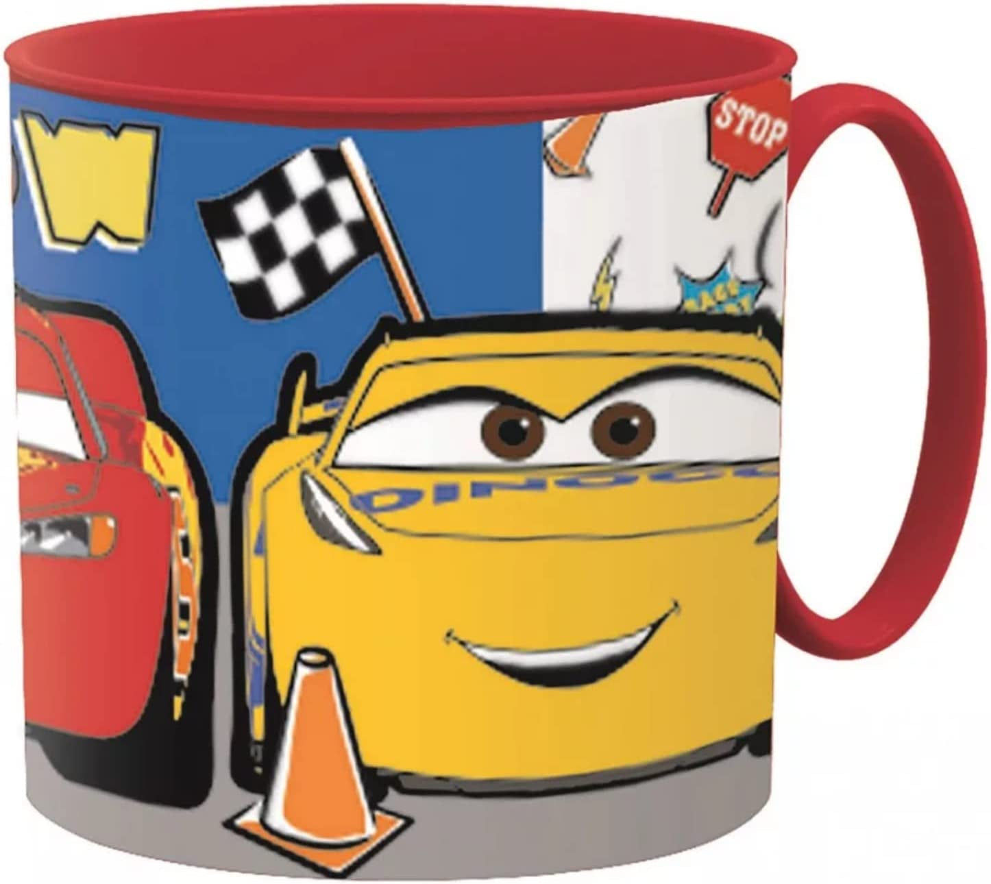 Kids Character Cute Mini Mug 265ML Drinking Re-Usable Plastic Cup Microwave Safe