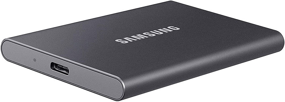 Thumbnail: T7 Portable SSD - 2 TB - USB 3.2 Gen.2 External SSD Titanium Grey (MU-PC2T0T/WW)