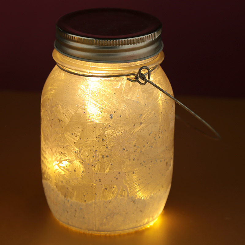 Thumbnail: Decorative LED Christmas Scene Hanging Jar Light  Decor Gift