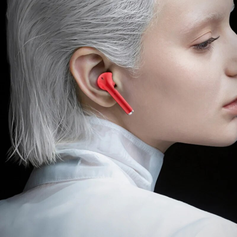 Thumbnail: Lipstick TWS Wireless Bluetooth Sports In-Ear Noise Canceling Macaron Headphones