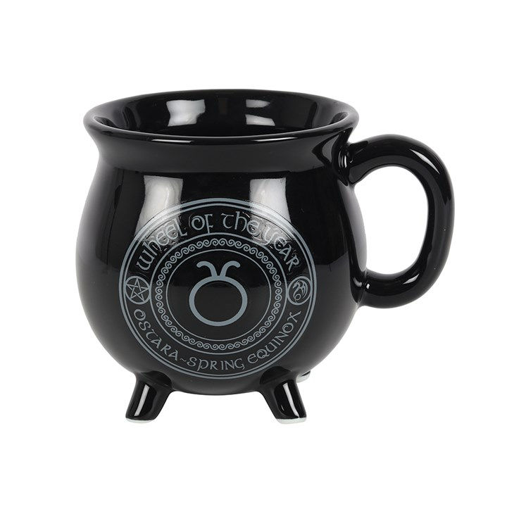 Thumbnail: Ostara Colour Changing Cauldron Mug by Anne Stokes
