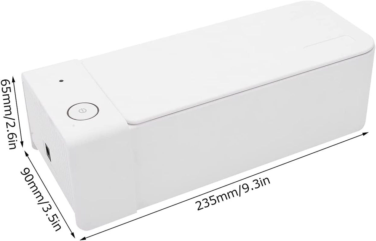 Mini Ultrasonic Cleaning Machine 600ml 12V 2A Ultrasound Cleaner Stainless Steel