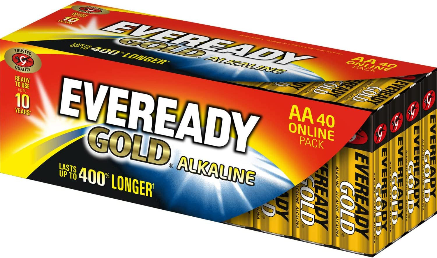 Gold Alkaline AAA Batteries 40 pack [ Exclusive]