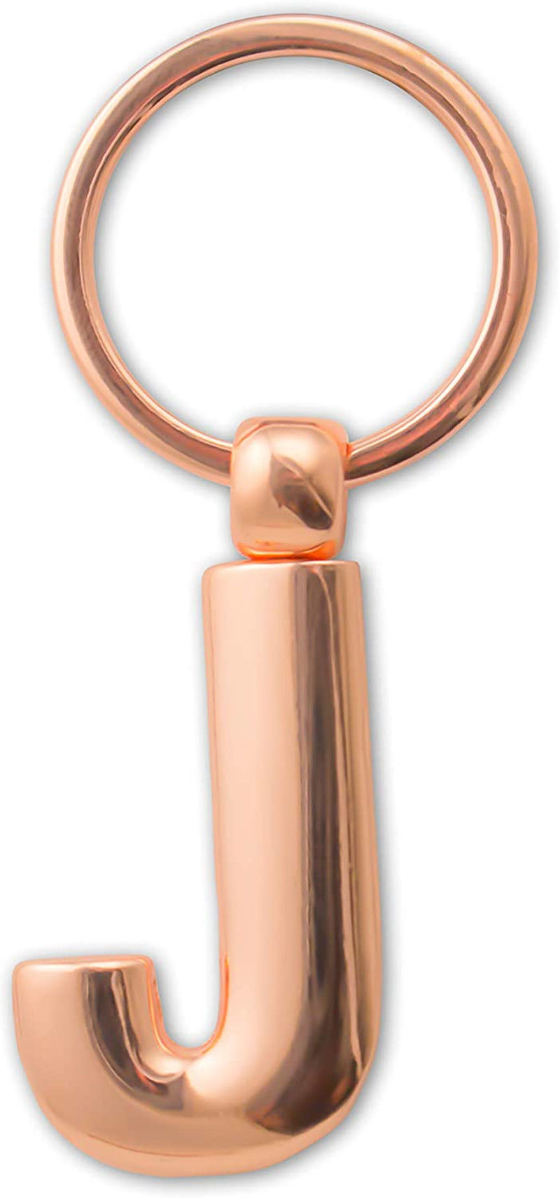 Thumbnail: Metal Letter Keyring Personalised Alphabet Letters - -E Keyring, 7 cm;, Silver